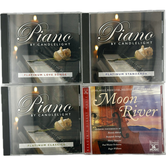 Piano Melodies LOT Beautiful & PopularBy Candlelight moon River FULLY TESTED CDs - Picture 1 of 12